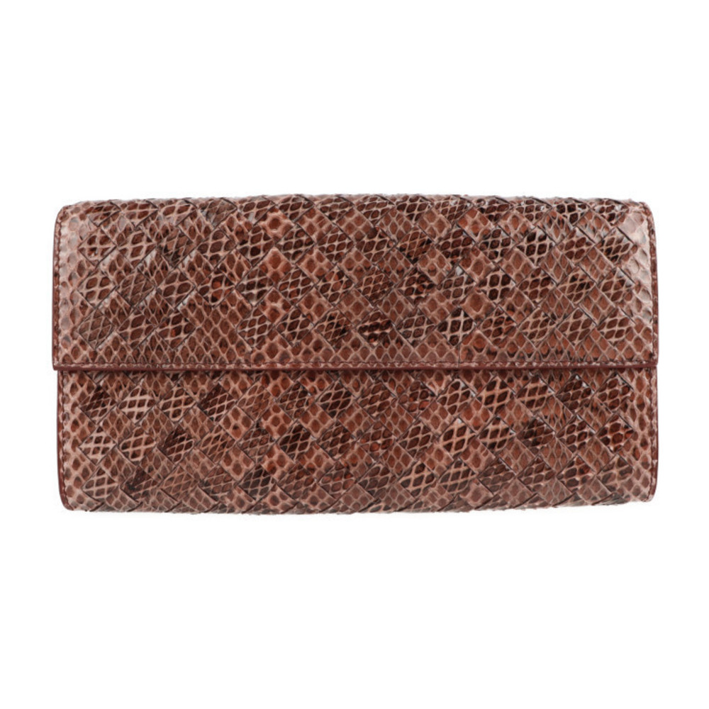 Bottega Veneta Wallet Python Pink Dark - image 2